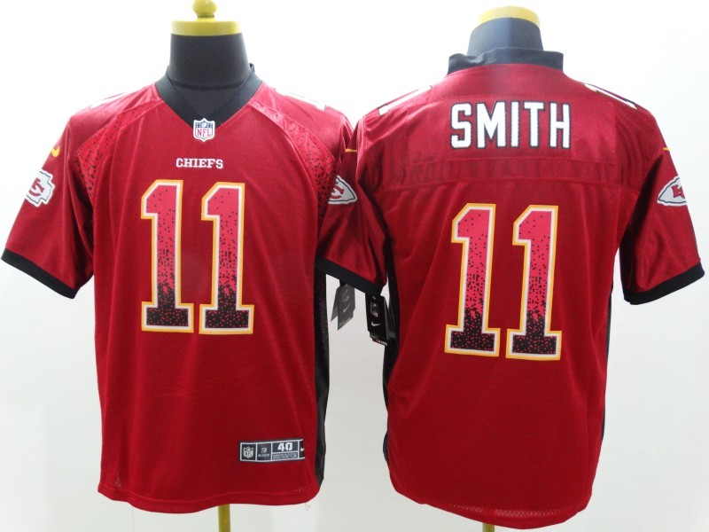 Men's Kansas City Chiefs Alex Smith #11 Red Jersey